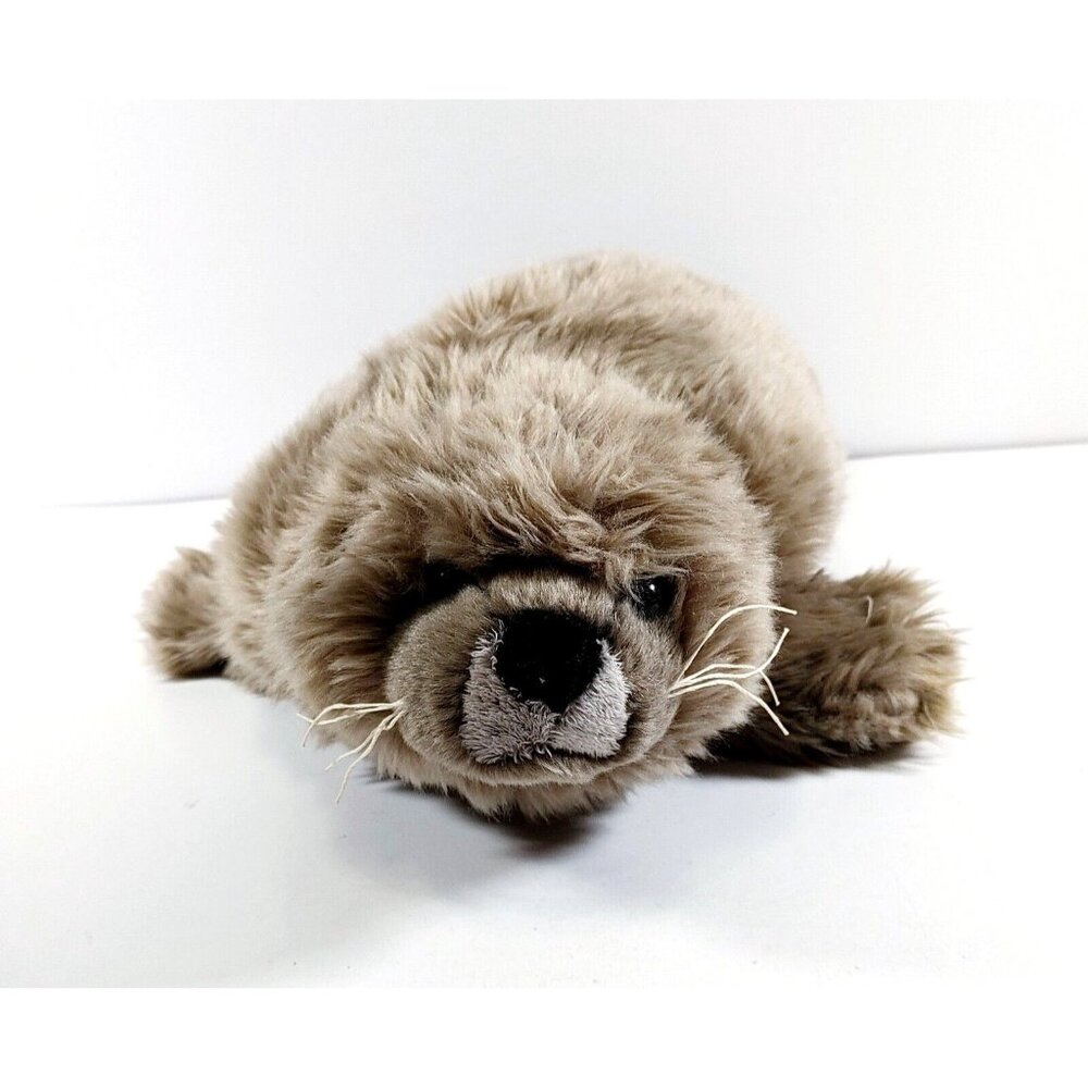 Ganz Gray Seal 14" Plush Stuffed Animal Toy Beanbag H11186